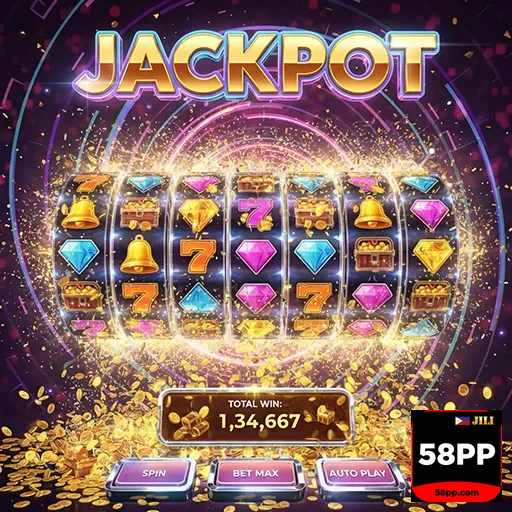 58pp jackpot slot win