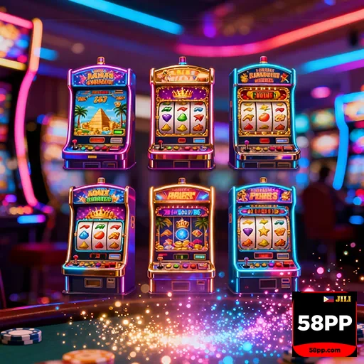58pp slot machines row