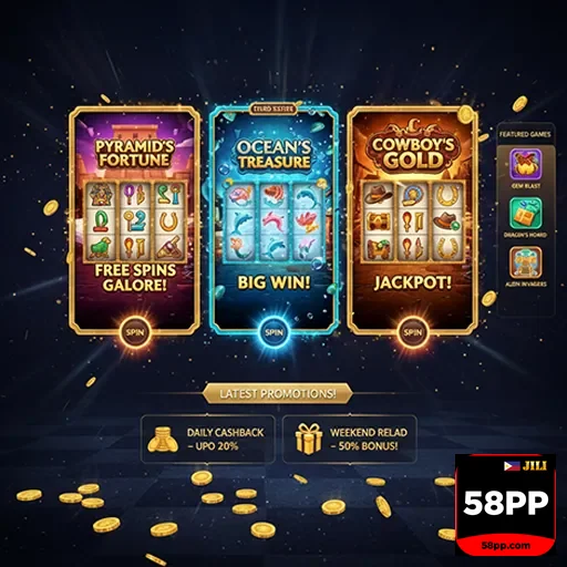 58pp slot games promotions 2